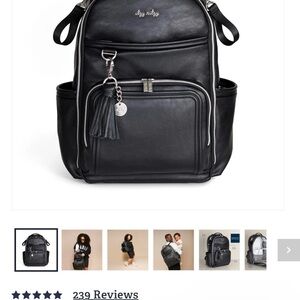 Itzy Ritzy Black Backpack Diaper Bag